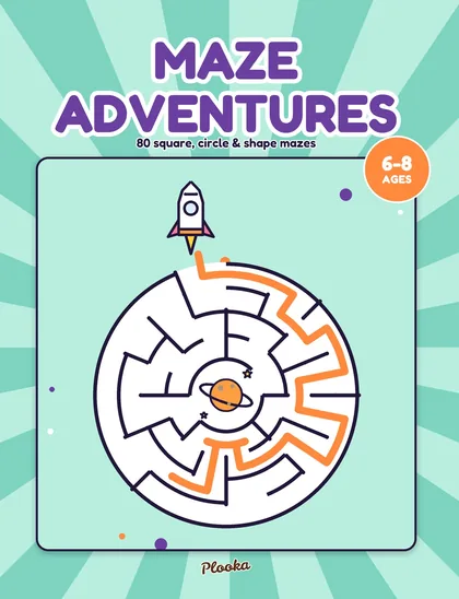 Maze Adventures for Kids Ages 6-8 cover